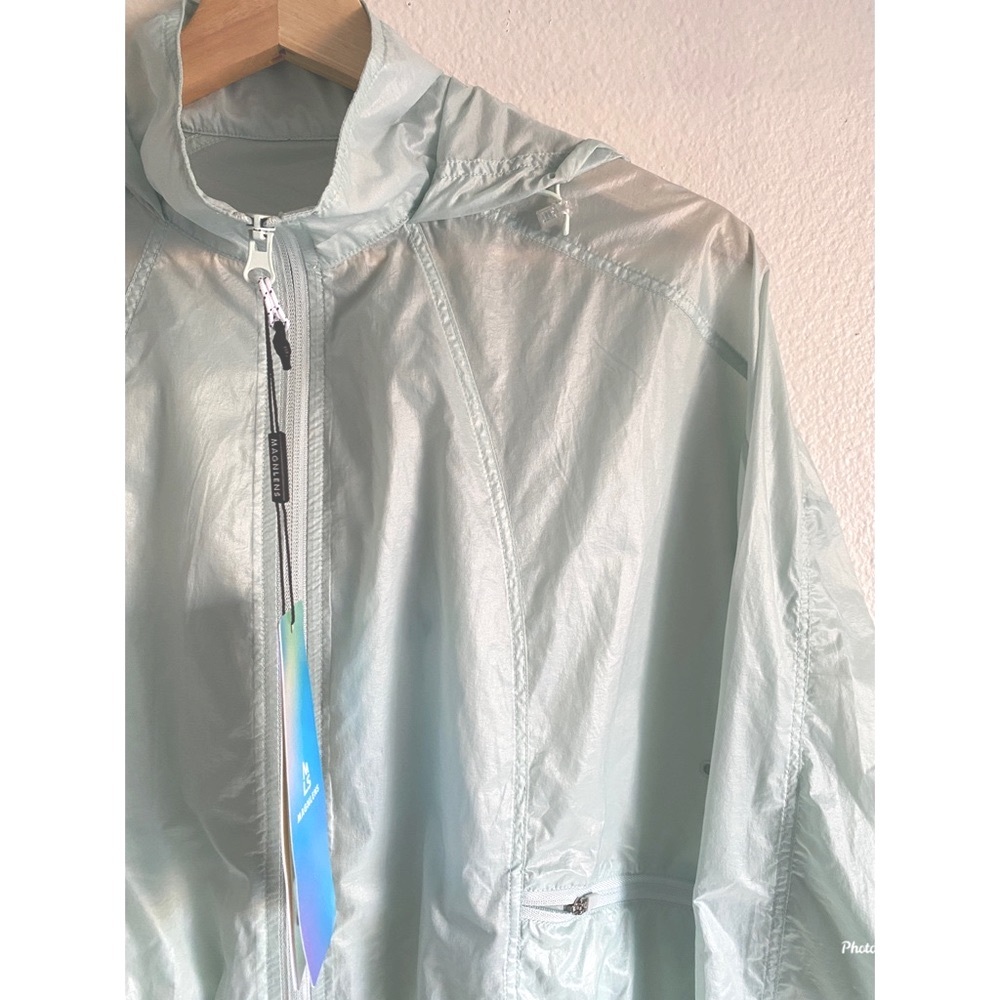 MAGNLENS Light Blue Windbreaker Sz XS - Picture 5 of 11